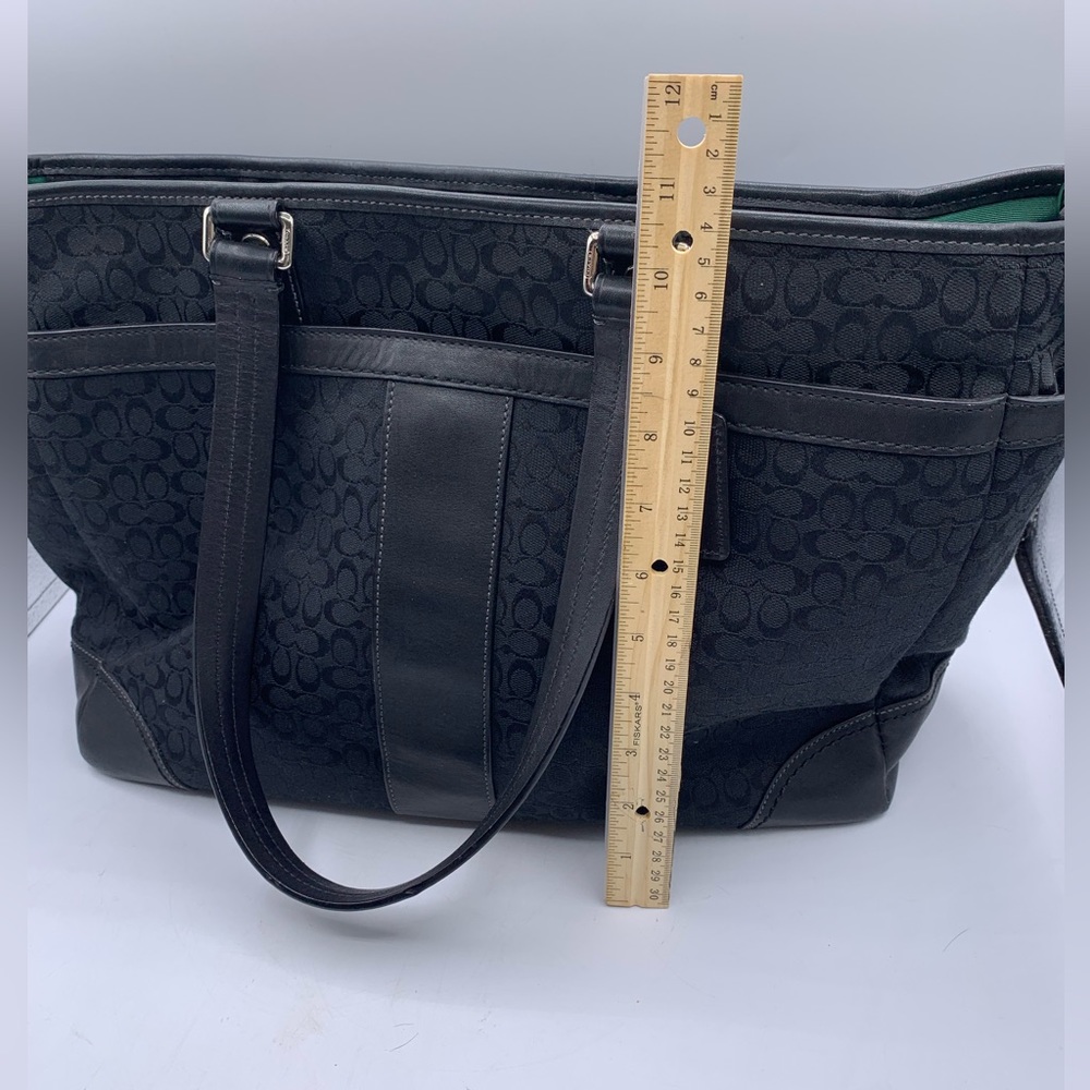 COACH Black Laptop Bag All Over Print - Picture 14 of 15